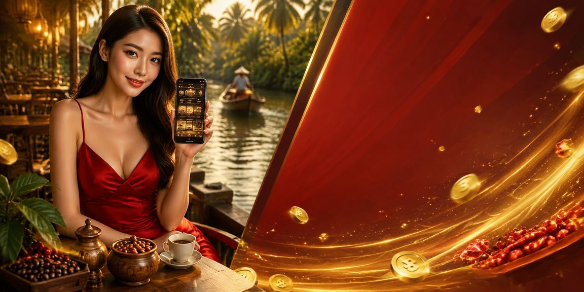 Người dùng vùng Mekong thưởng thức cà phê và theo dõi kèo thể thao trên điện thoại